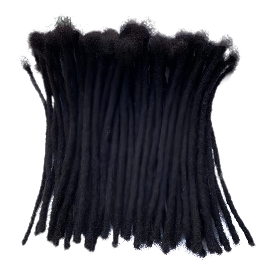 Dreadlock Extensions Human Hair 24 Inch 0.8cm