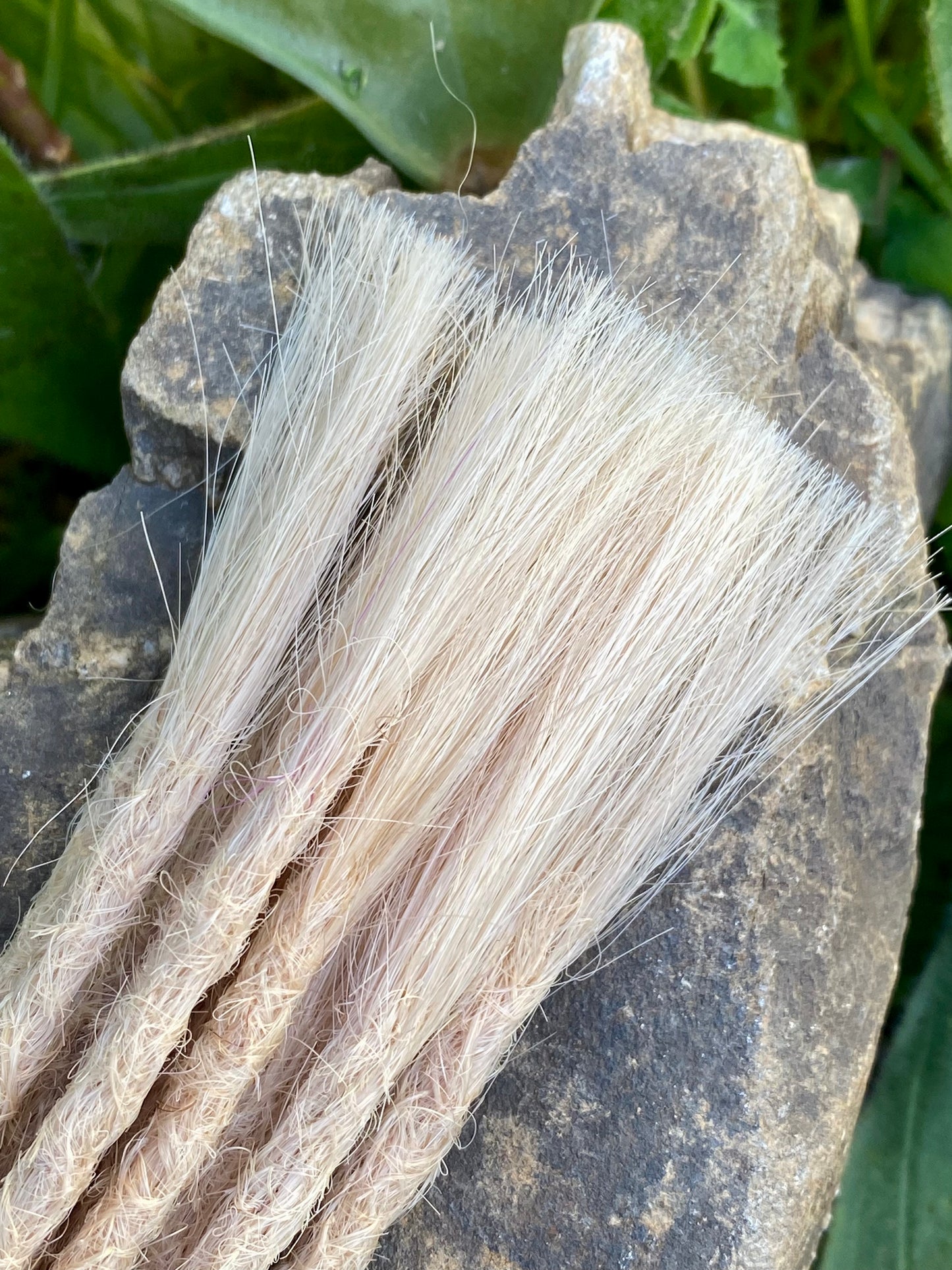 10 European Human Hair Dreadlocks in Platinum Blonde #10E