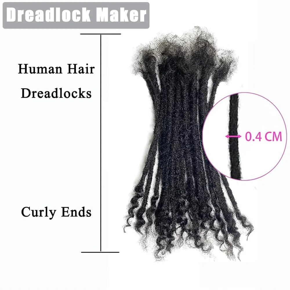 Dreadlock Extensions With Curly End Real Human