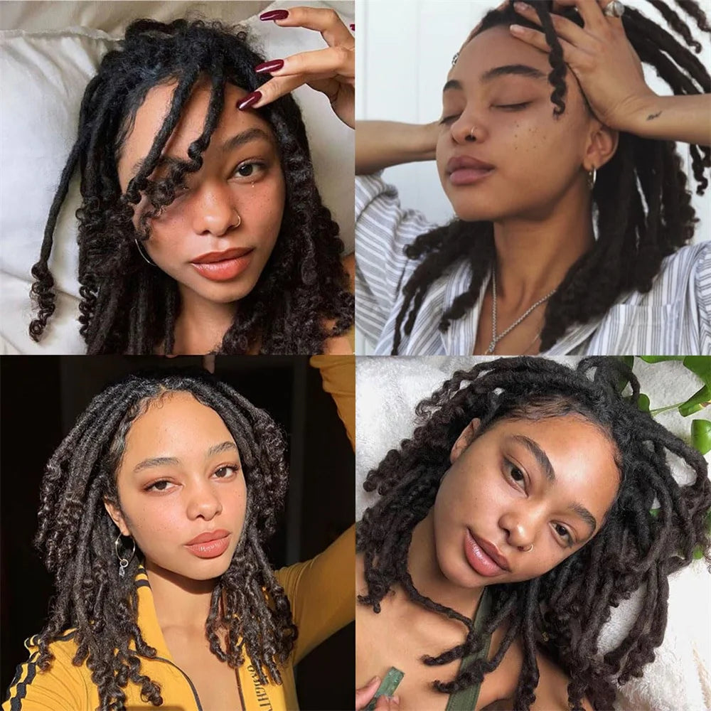 Dreadlock Extensions With Curly End Real Human