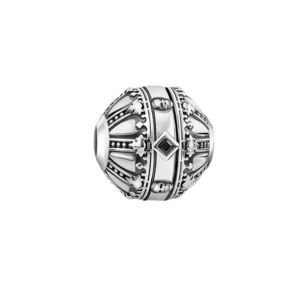 Crown Skull Bead