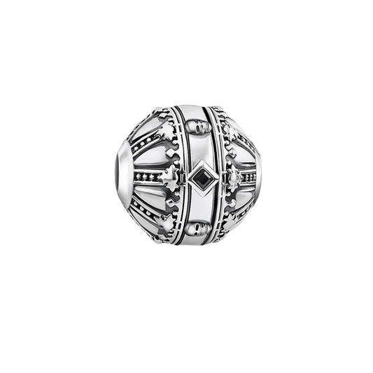 Crown Skull Bead