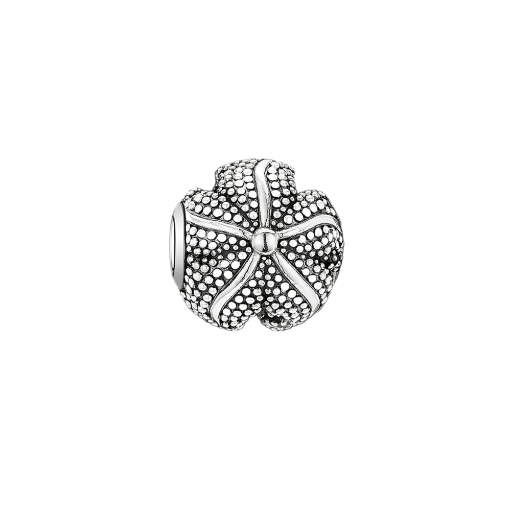 Blackened Starfish Bead