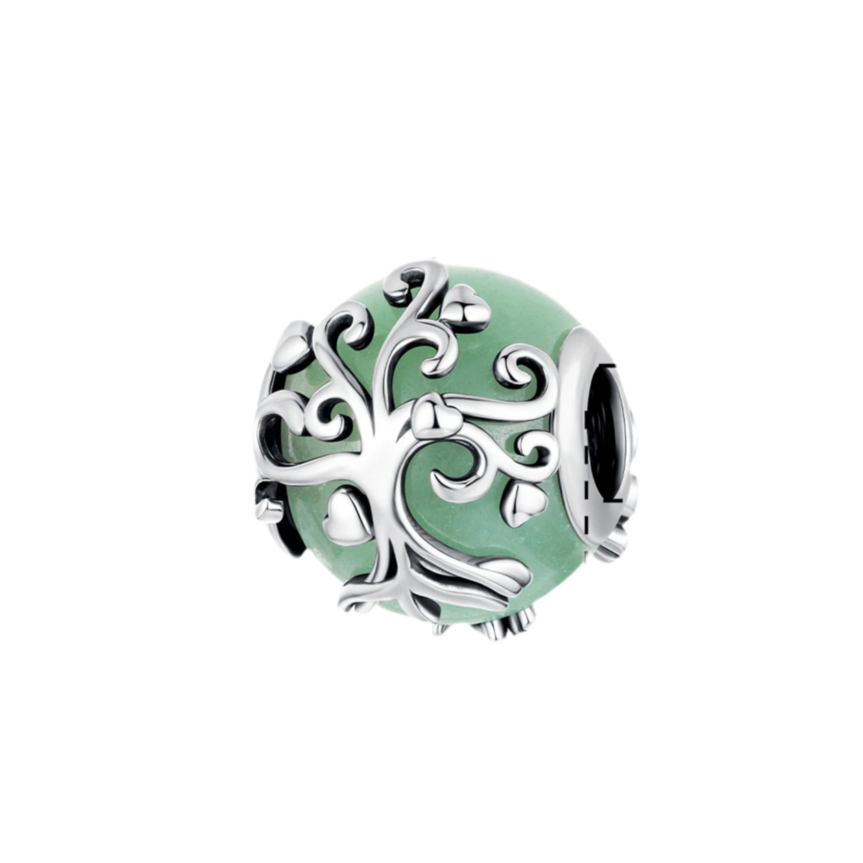 925 Sterling Silver Tree Of Life Aventurine