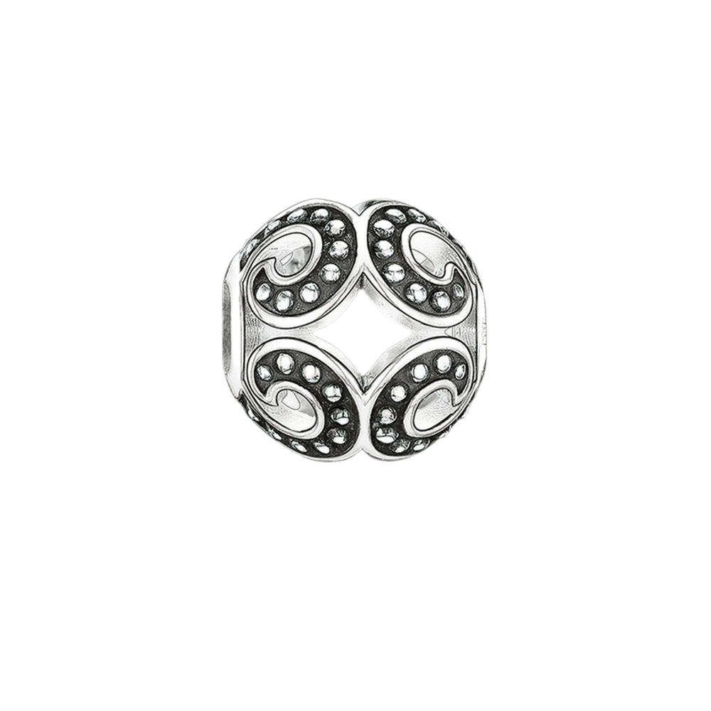 Powerful Wave Black Bead