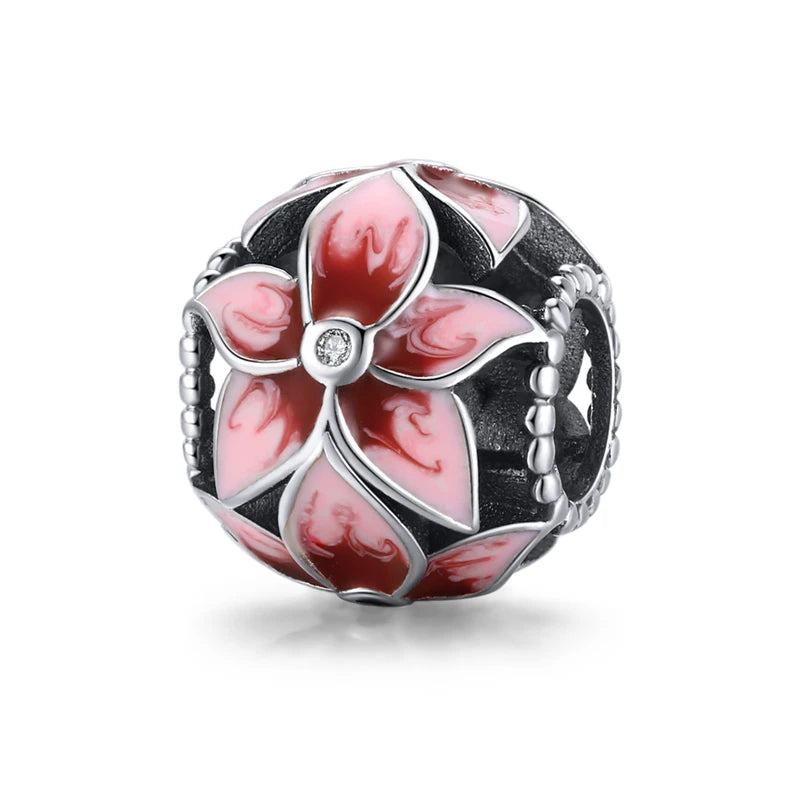 925 Sterling Silver Spacer Bead Lotus