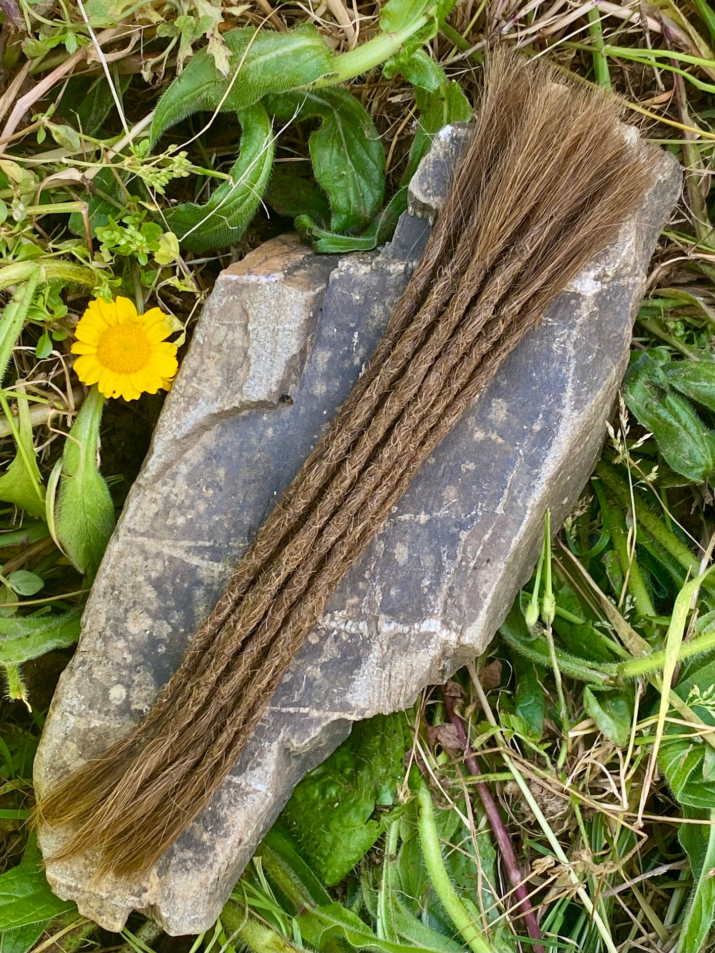 10 European Human Hair Dreadlocks in Dark Blond Golden Brown #6.37