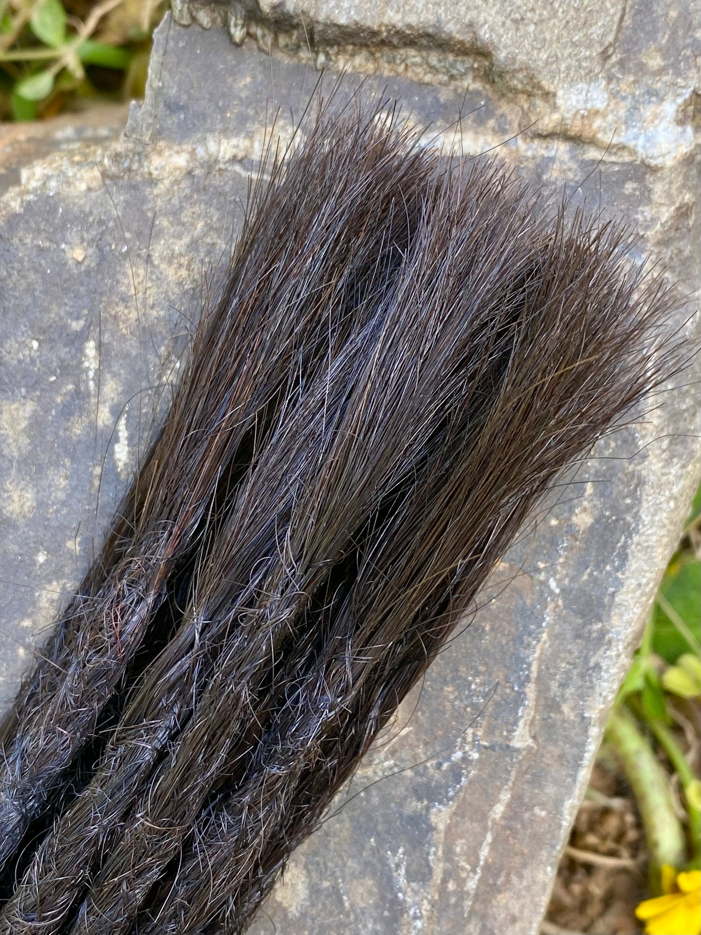10 European Human Hair Dreadlocks in Dark Brown #4A