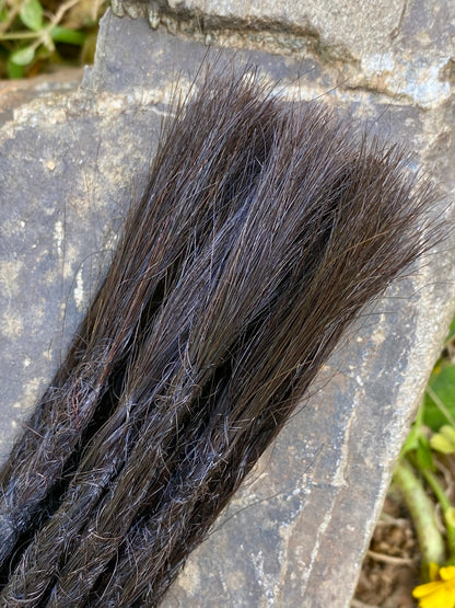 10 European Human Hair Dreadlocks in Dark Brown #4A