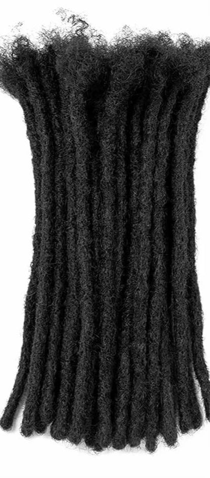 Dreadlock Extensions Human Hair 24 Inch 0.8cm