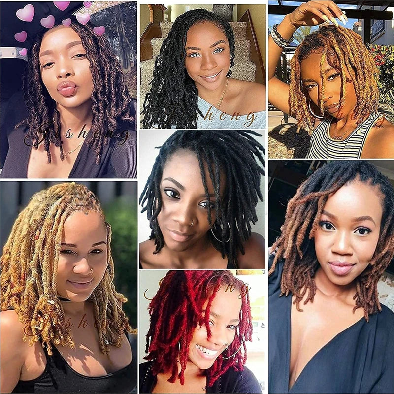 100% Real Human Hair Dreadlock Colorized