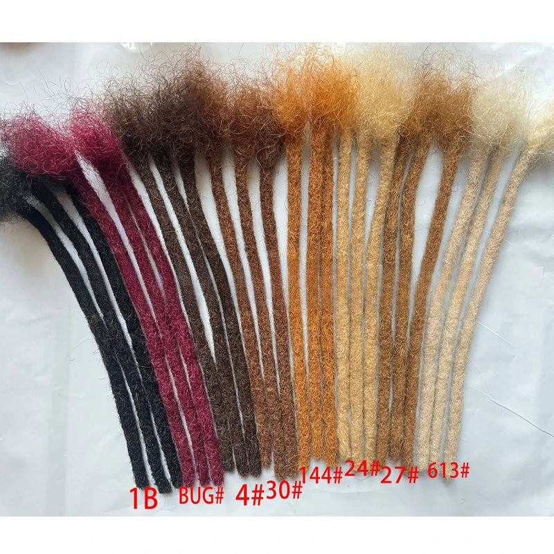 100% Real Human Hair Dreadlock Colorized