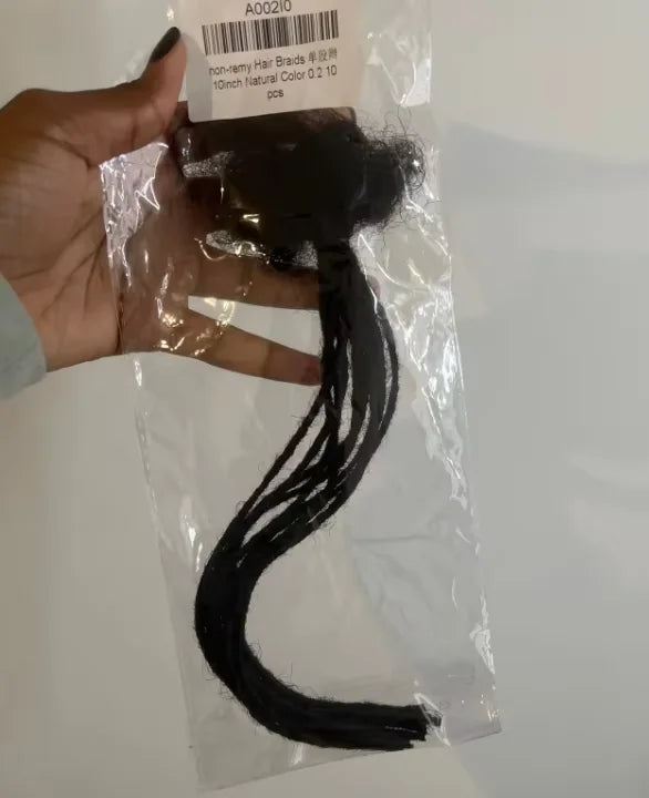 Dreadlocks Virgin Human Loc Extensions 0.6 cm Kinky