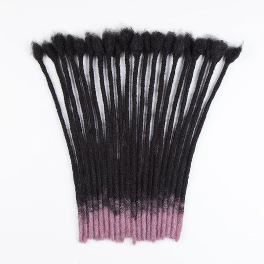 Ombre Brown Loc Extensions Human Hair