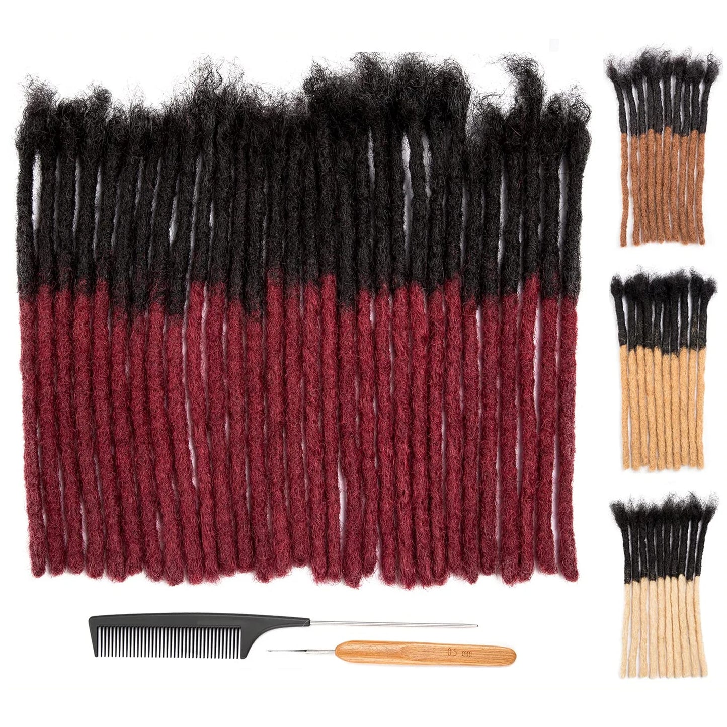 100 % Real Human Dreadlocks Extensions