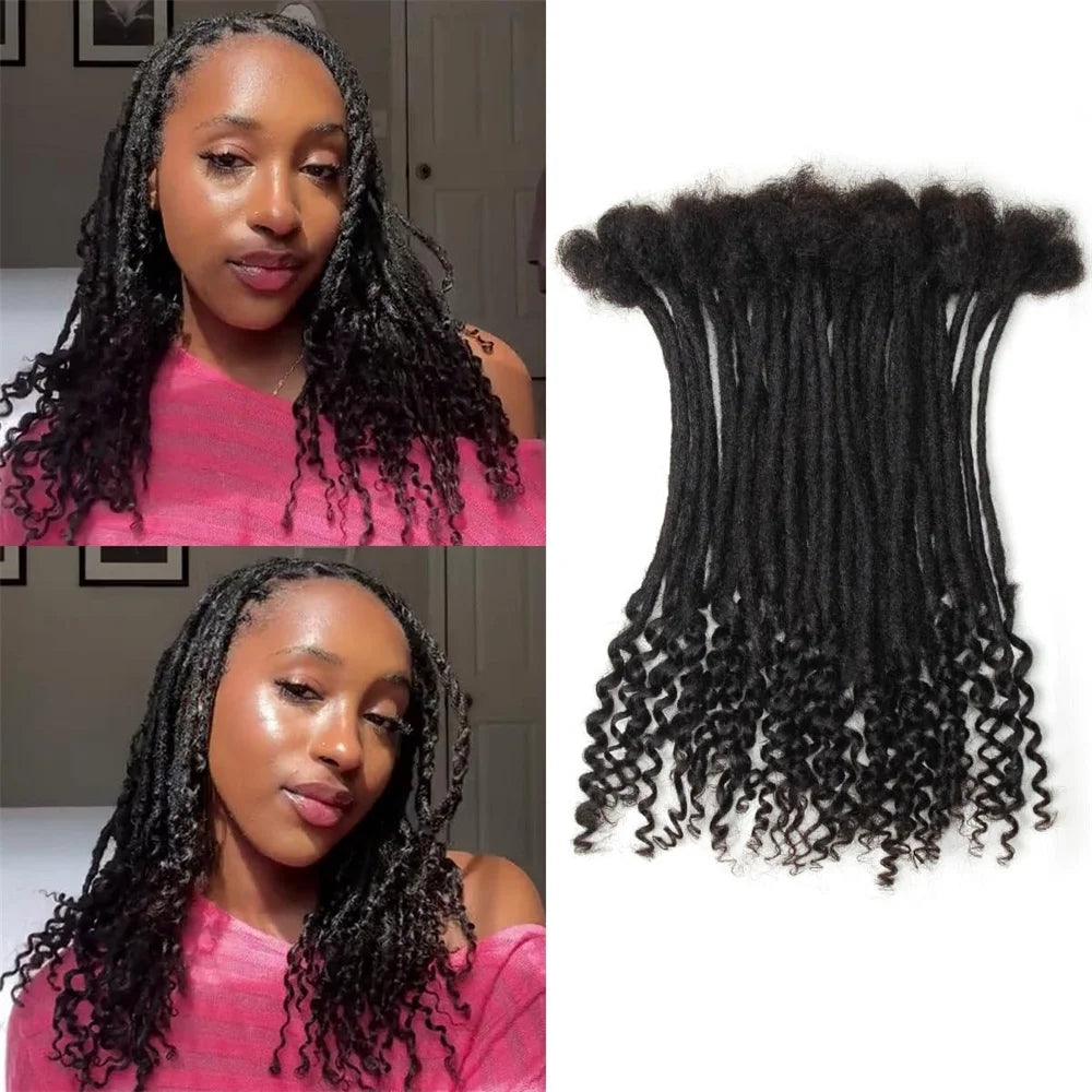 Dreadlock Extensions With Curly End Real Human