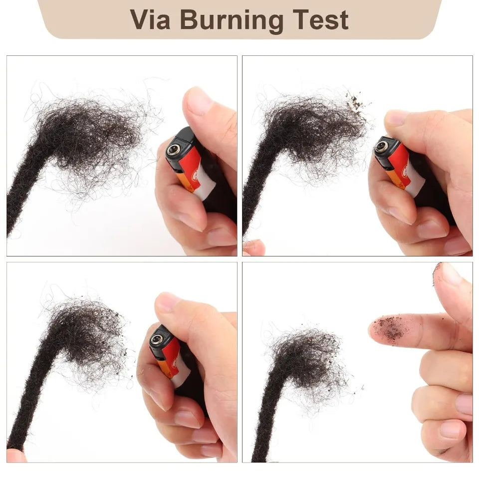 Ombre Brown Loc Extensions Human Hair