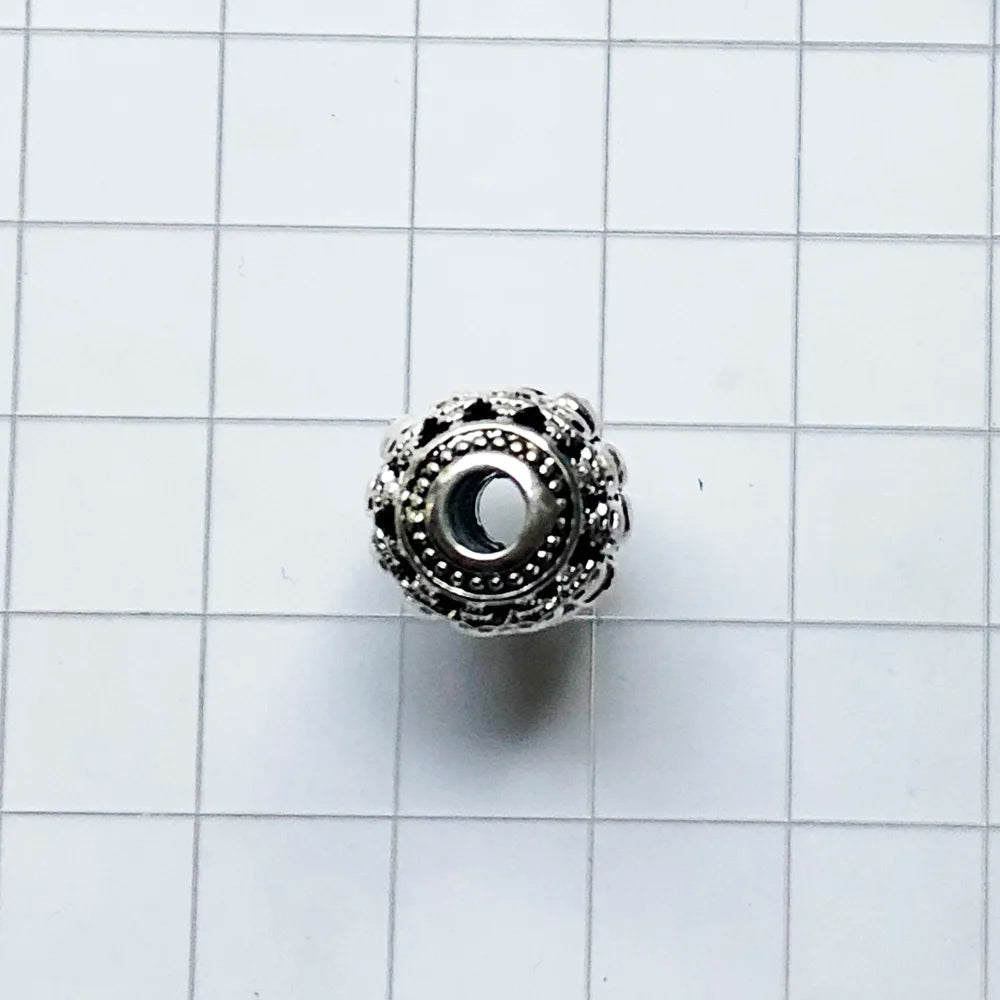 Blue Stone Skulls Bead