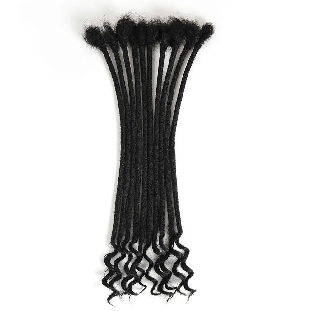 Dreadlock Extensions With Curly End Real Human
