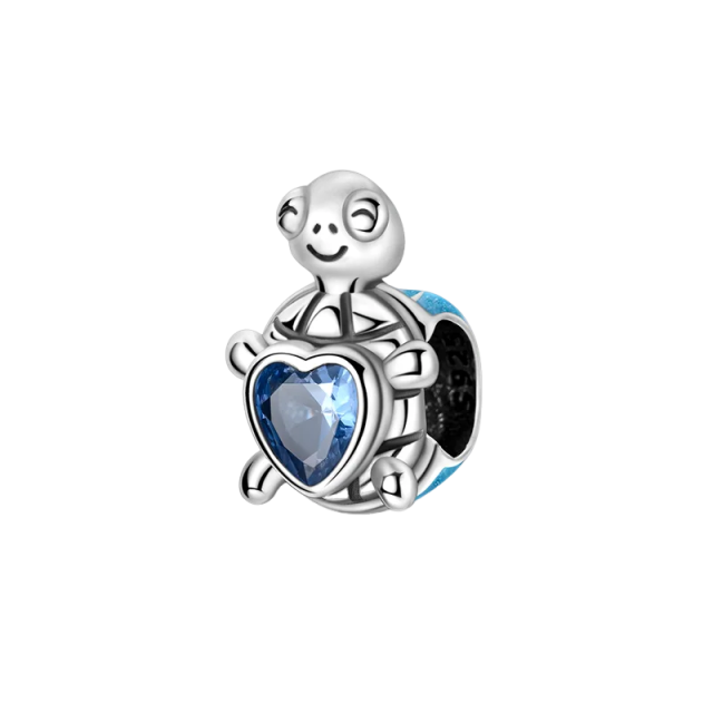 925 Sterling Silver Dreadlock Ocean Turtle Bead