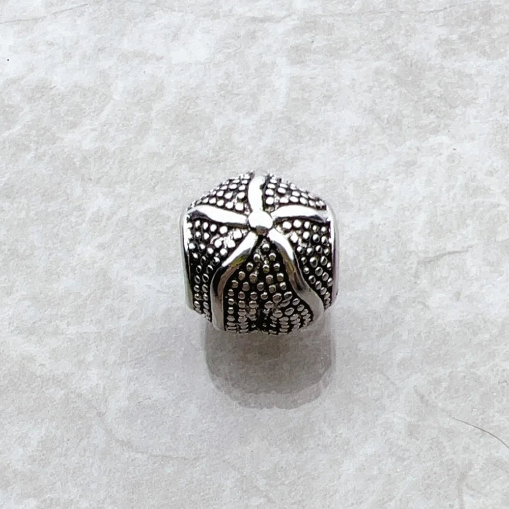 Blackened Starfish Bead