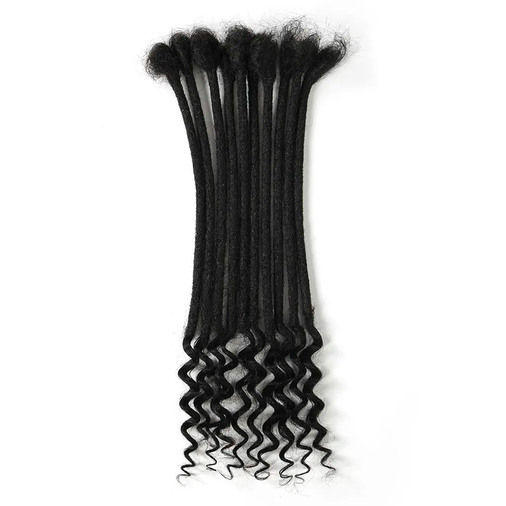 Dreadlock Extensions With Curly End Real Human