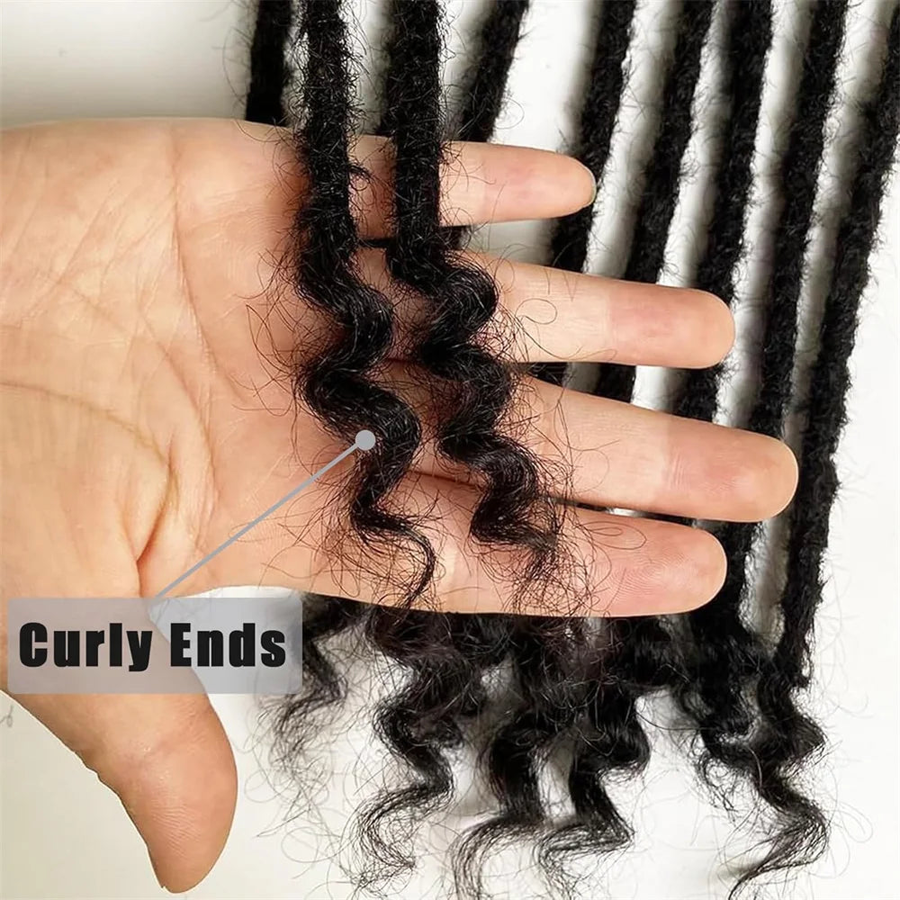 Dreadlock Extensions With Curly End Real Human