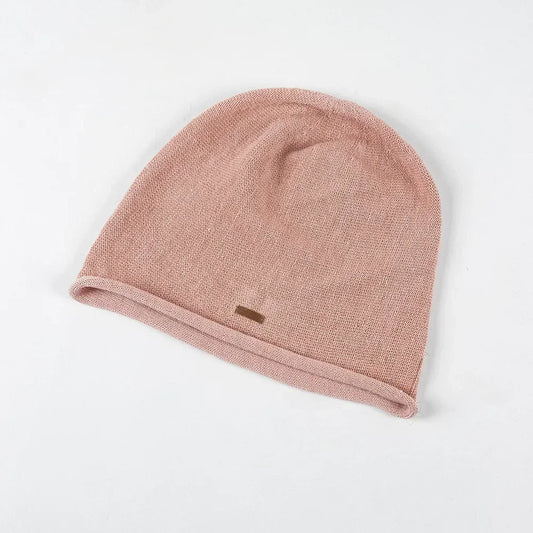 Sac d’hiver pour dreadlocks 100 % lin bonnet tricoté