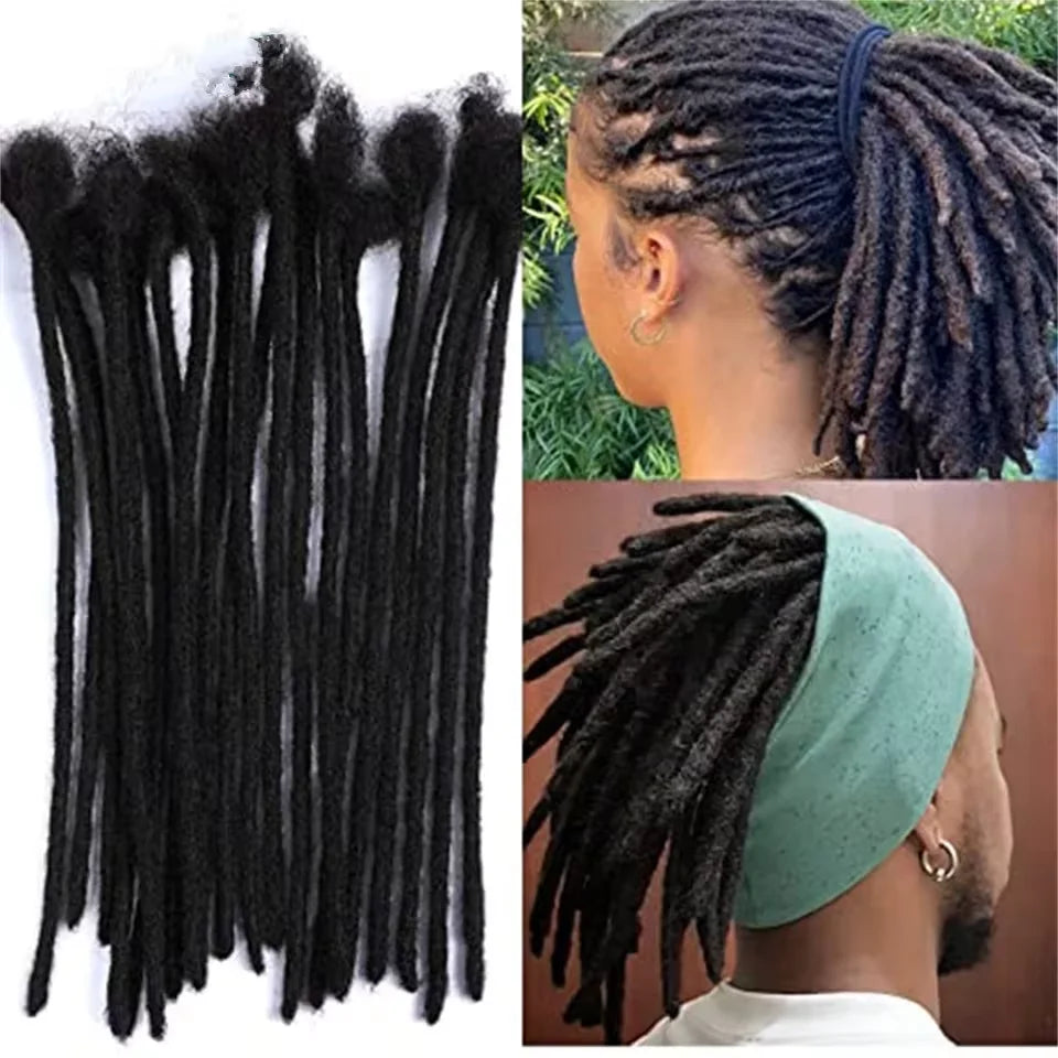 Dreadlocks Virgin Human Loc Extensions 0.6 cm Kinky