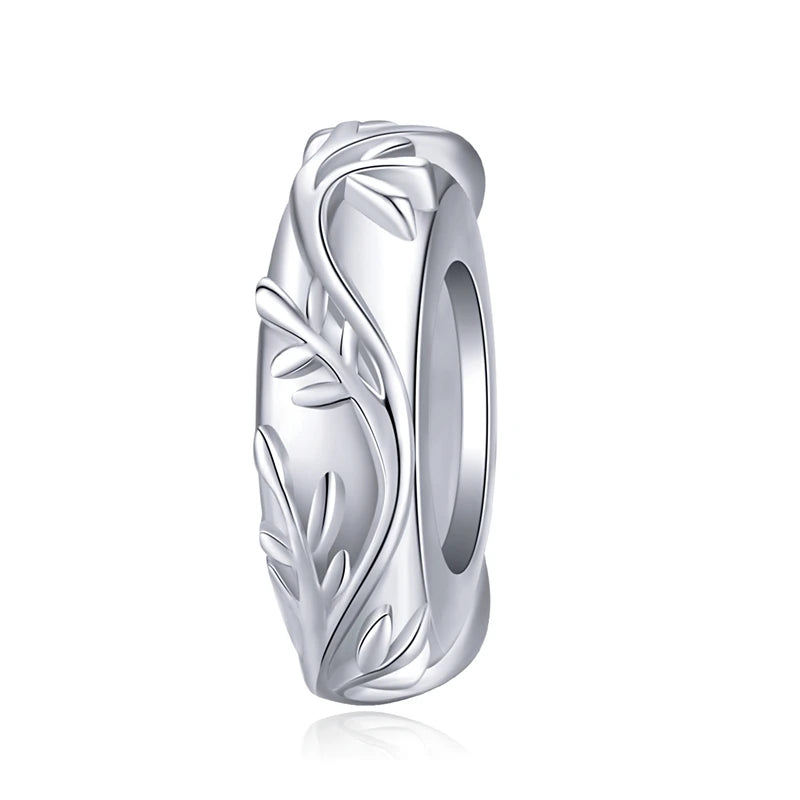 925 Sterling Silver Four Leaf Bead